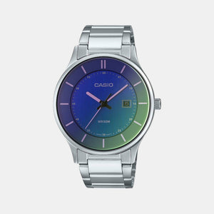 Enticer Men Quartz Blue Dial Analog Stainless Steel Watch A2110