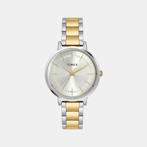 Classics Women Quartz Silver Dial Analog Stainless Steel Watch TWEL15805