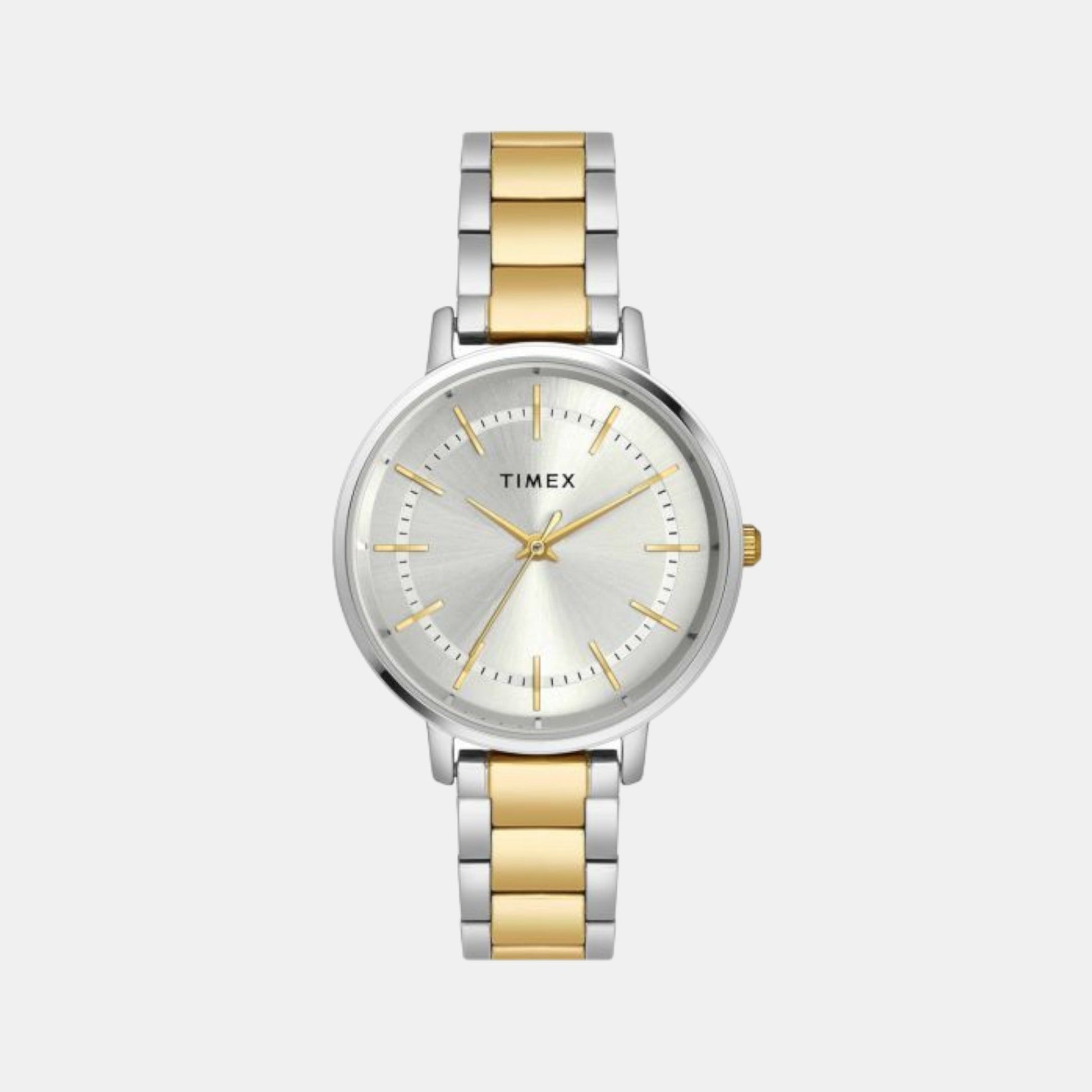 Classics Women Quartz Silver Dial Analog Stainless Steel Watch TWEL15805