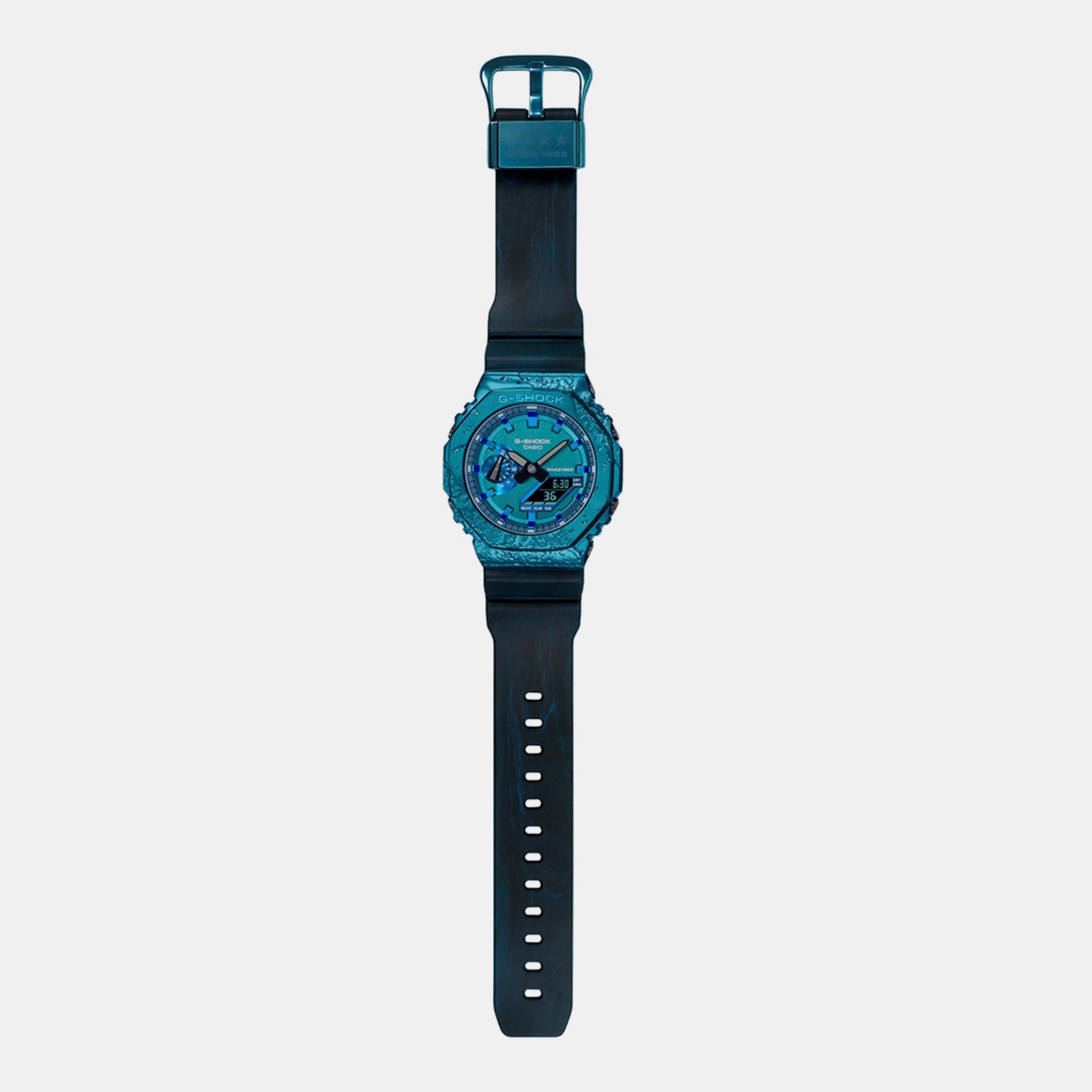 G-Shock Men Quartz Blue Dial Analog-Digital Resin Watch G1347