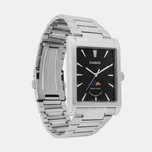 Enticer Men Quartz Black Dial Analog Stainless Steel Watch A2170