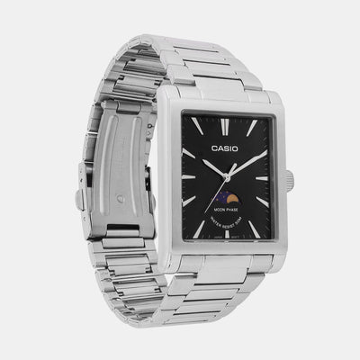 Enticer Men Quartz Black Dial Analog Stainless Steel Watch A2170