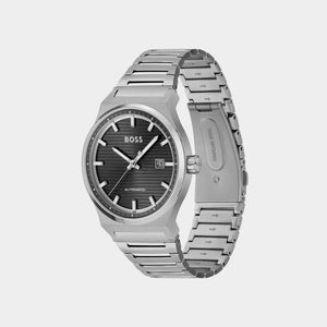 Candor Men Quartz Black Dial Analog Stainless Steel Watch 1514117