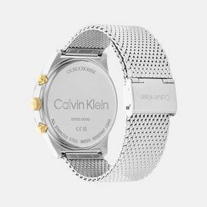 Ck Impressive Men Quartz Black Dial Chronograph Mesh Watch 25200296