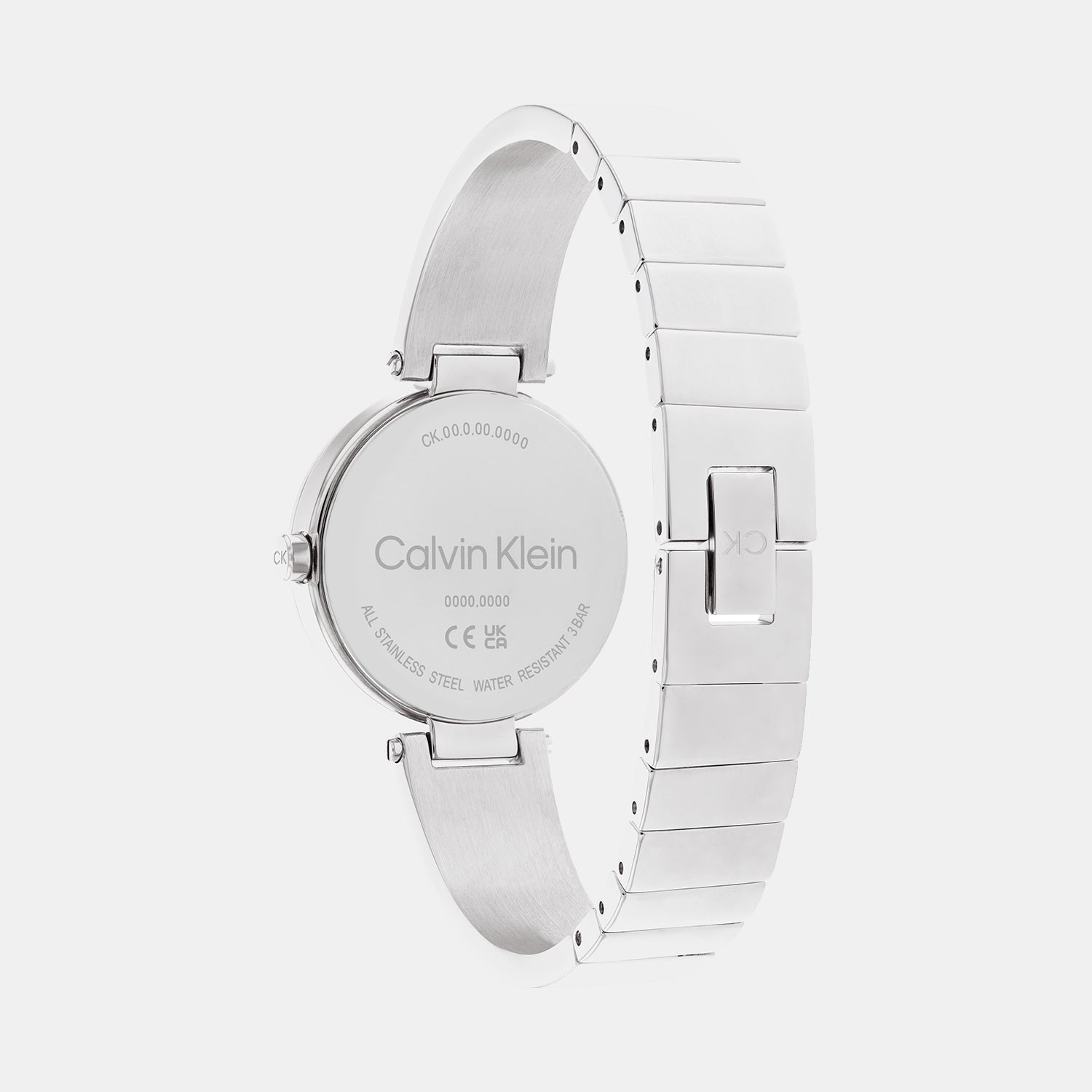Ck Elevated Women Quartz Gold Dial Analog Stainless Steel Watch 25200311