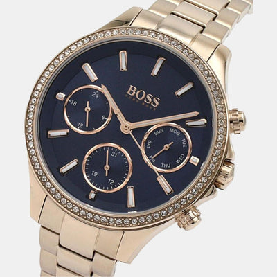 Hera Women Quartz Blue Dial Chronograph Stainless Steel Watch 1502566