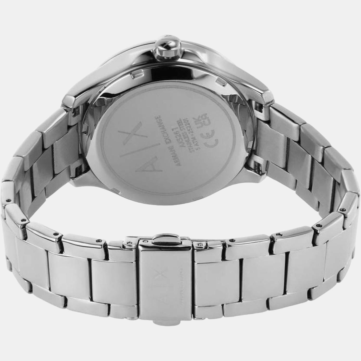 Hampton Women Automatic Silver Dial Analog Stainless Steel Watch AX5261