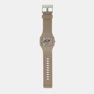 Cliffhanger 2.0 Men Quartz Beige Dial Analog Silicone Watch DZ2167