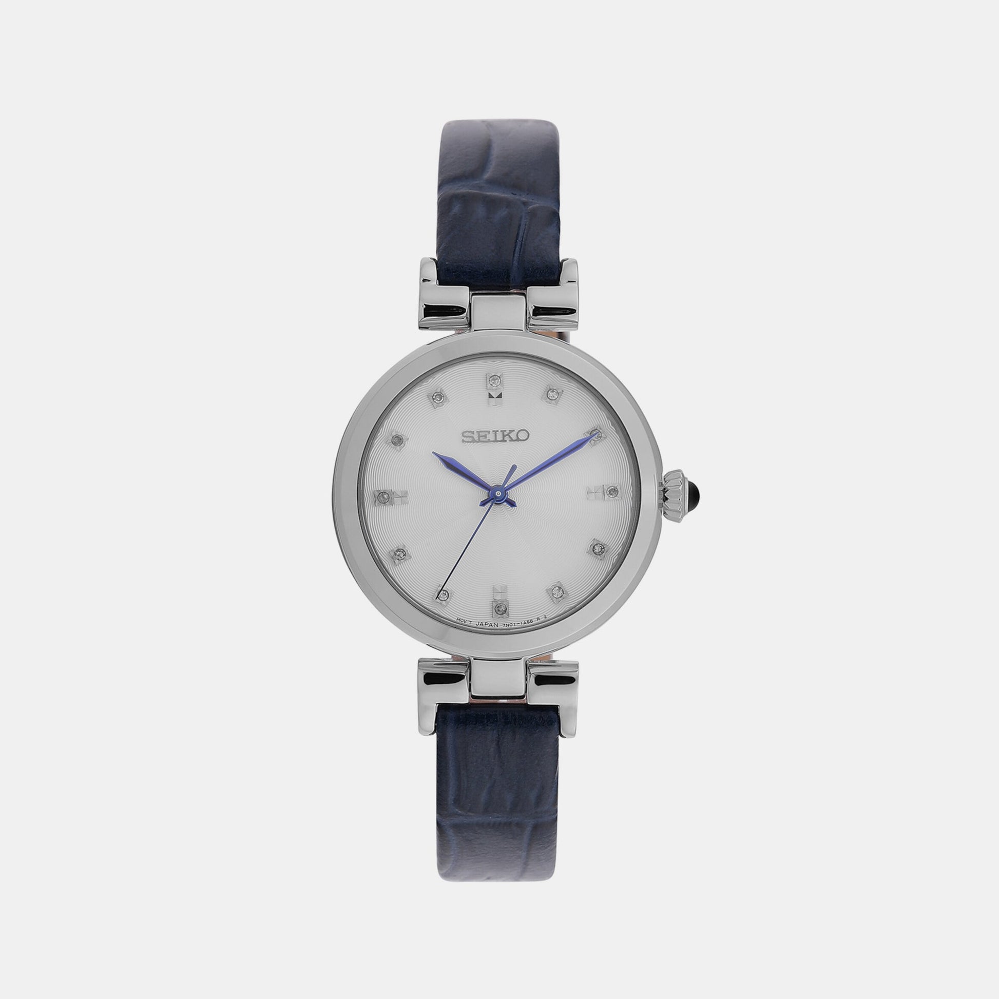 Dress Women Quartz White Dial Analog Leather Watch SRZ545P1