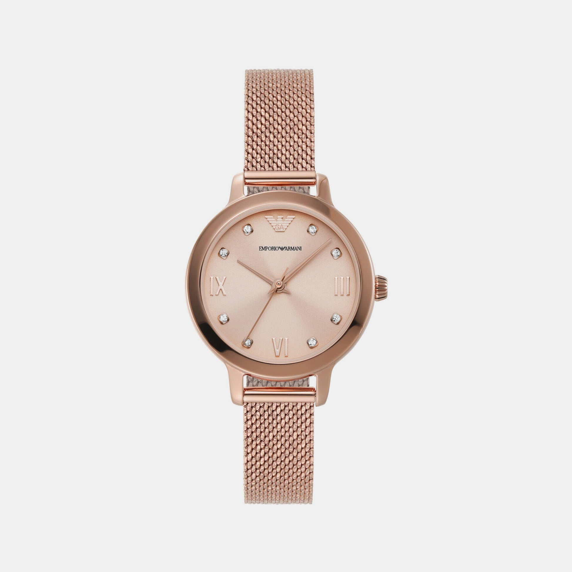 cleo Women Quartz Rose Gold Dial Analog Stainless Steel Watch AR11512