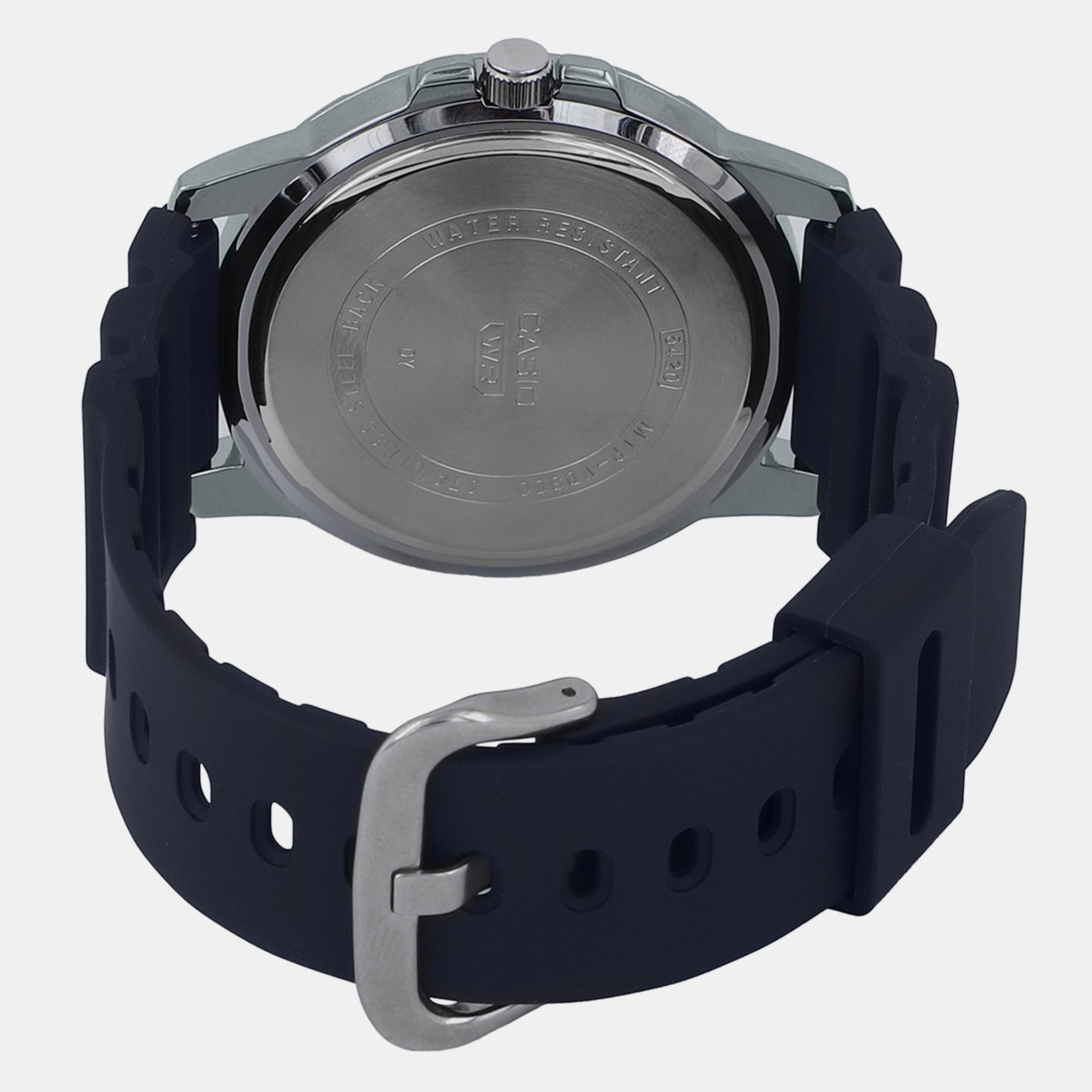Enticer Men Quartz Black Dial Chronograph Resin Watch A2143