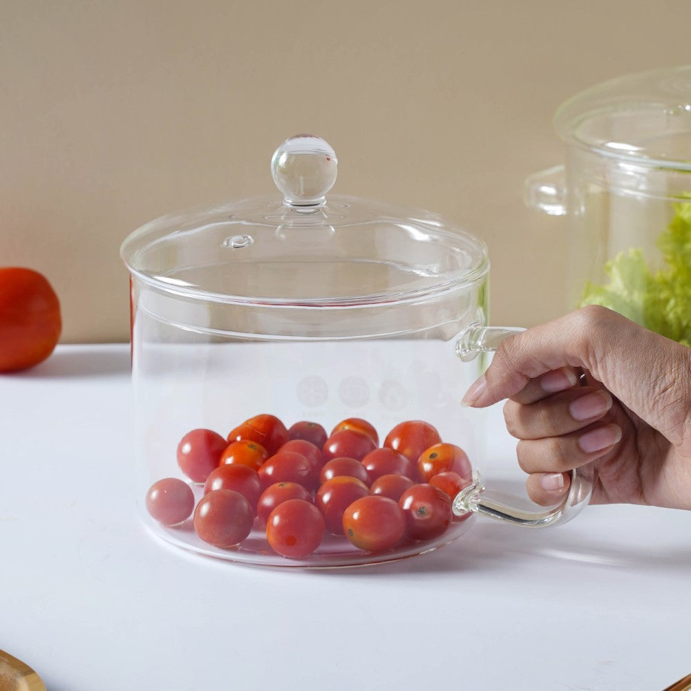 Glass Stock Pot
