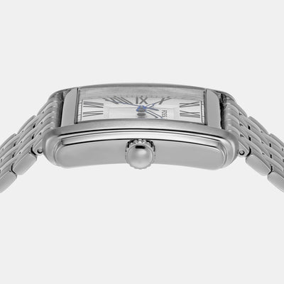 Carraway Men Quartz Silver Dial Analog Stainless Steel Watch FS6008