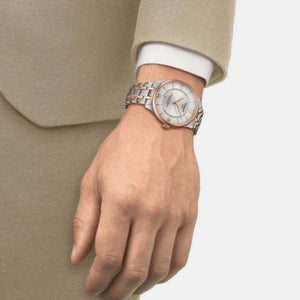 Chemin Des Tourelles Men Automatic Silver Dial Analog Stainless steel Watch T1398072203800