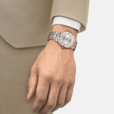 Chemin Des Tourelles Men Automatic Silver Dial Analog Stainless steel Watch T1398072203800