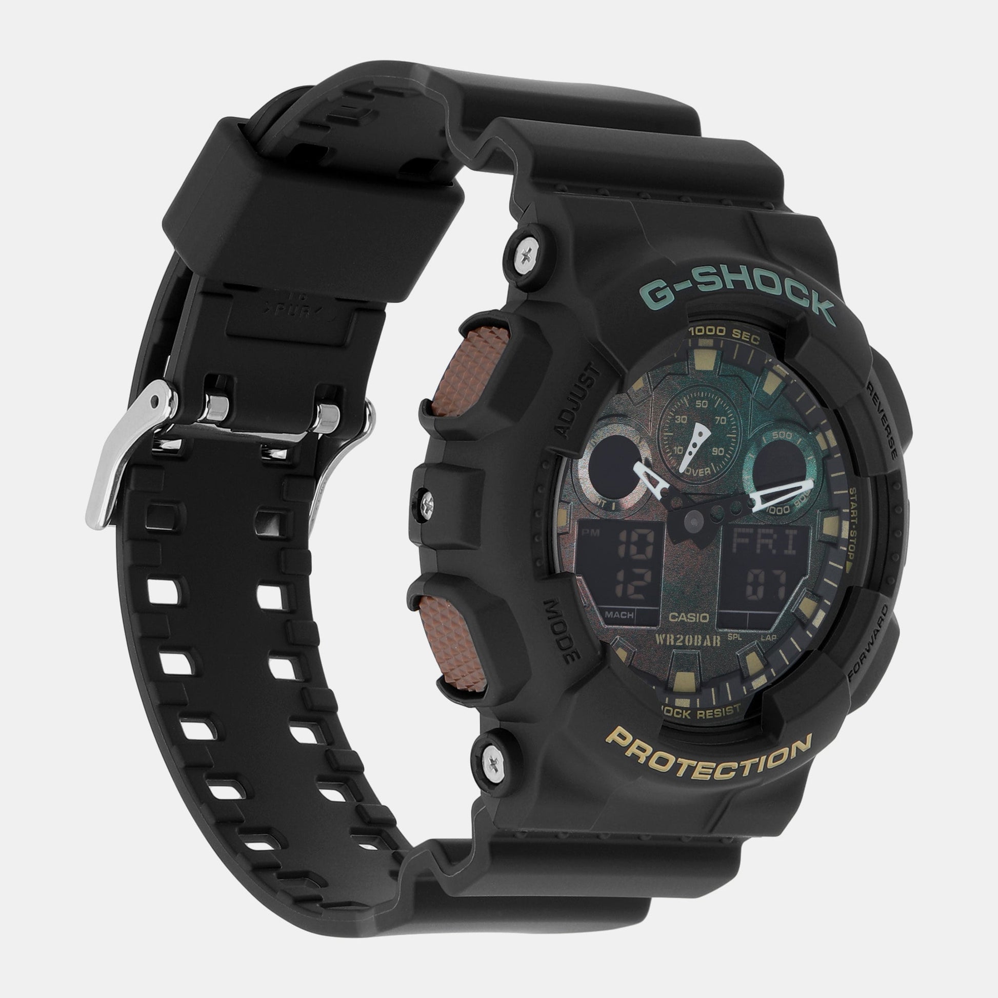 G-Shock Men Quartz Black Dial Analog-Digital Resin Watch G1387