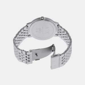 Dale Men Quartz Silver Dial Analog Stainless Steel Watch AX2870