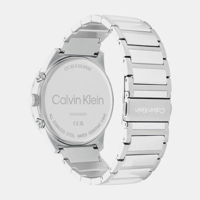 Ck Impressive Men Quartz Blue Dial Chronograph Stainless Steel Watch 25200293
