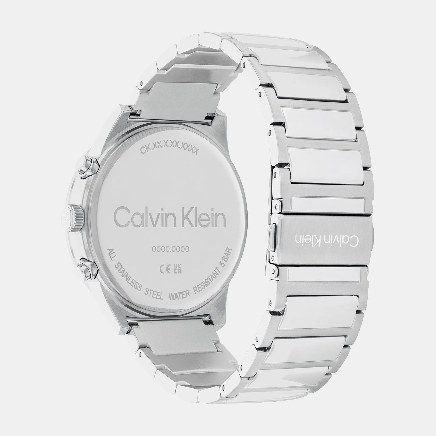 Ck Impressive Men Quartz Blue Dial Chronograph Stainless Steel Watch 25200293