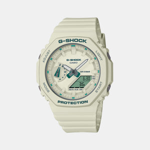 G-Shock Women Quartz White Dial Analog-Digital Resin Watch G1377