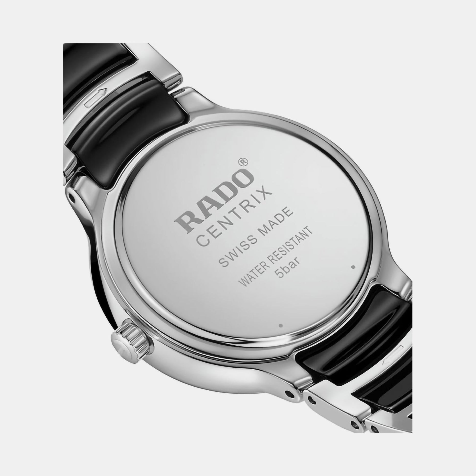 Centrix Women Quartz Black Dial Analog Ceramic Watch R30026712