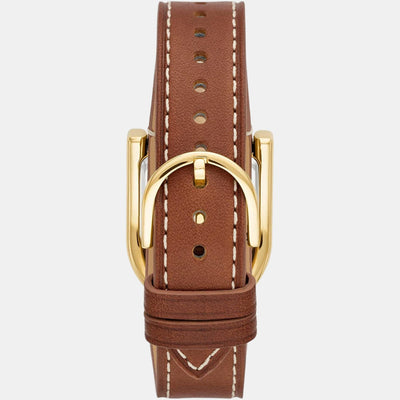 Harwell Women Quartz White Dial Analog Leather Watch ES5264