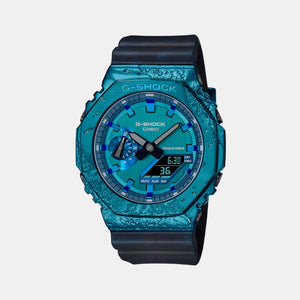 G-Shock Men Quartz Blue Dial Analog-Digital Resin Watch G1347