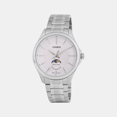 Enticer Men Quartz White Dial Analog Stainless Steel Watch A2166