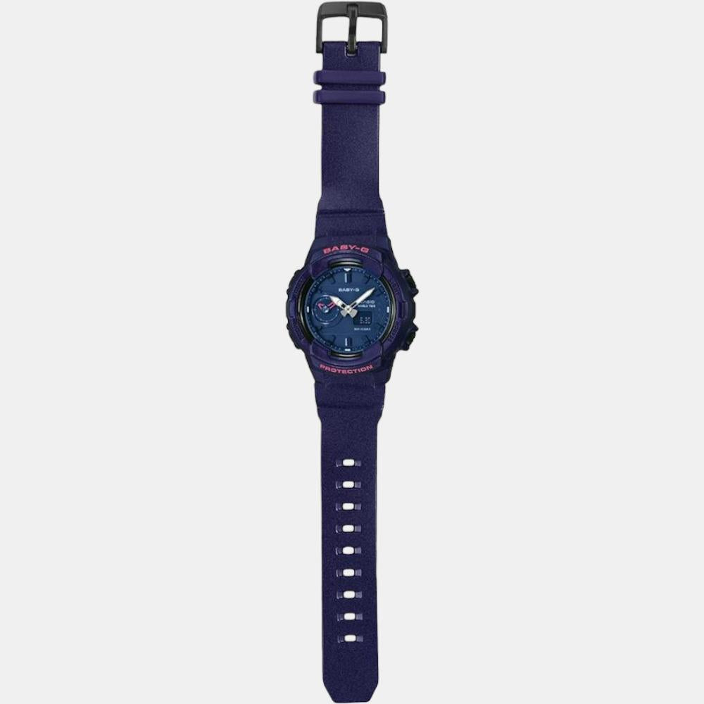 Baby-G Men Quartz Blue Dial Analog-Digital Resin Watch B205
