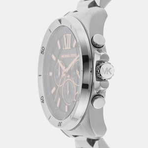Brecken Men Quartz Green Dial Chronograph Stainless Steel Watch MK8984