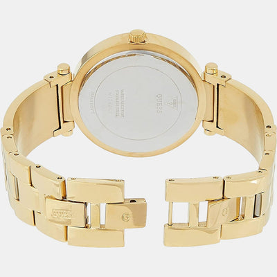 Aurora Women Quartz Gold Dial Analog Stainless Steel Watch W1288L2