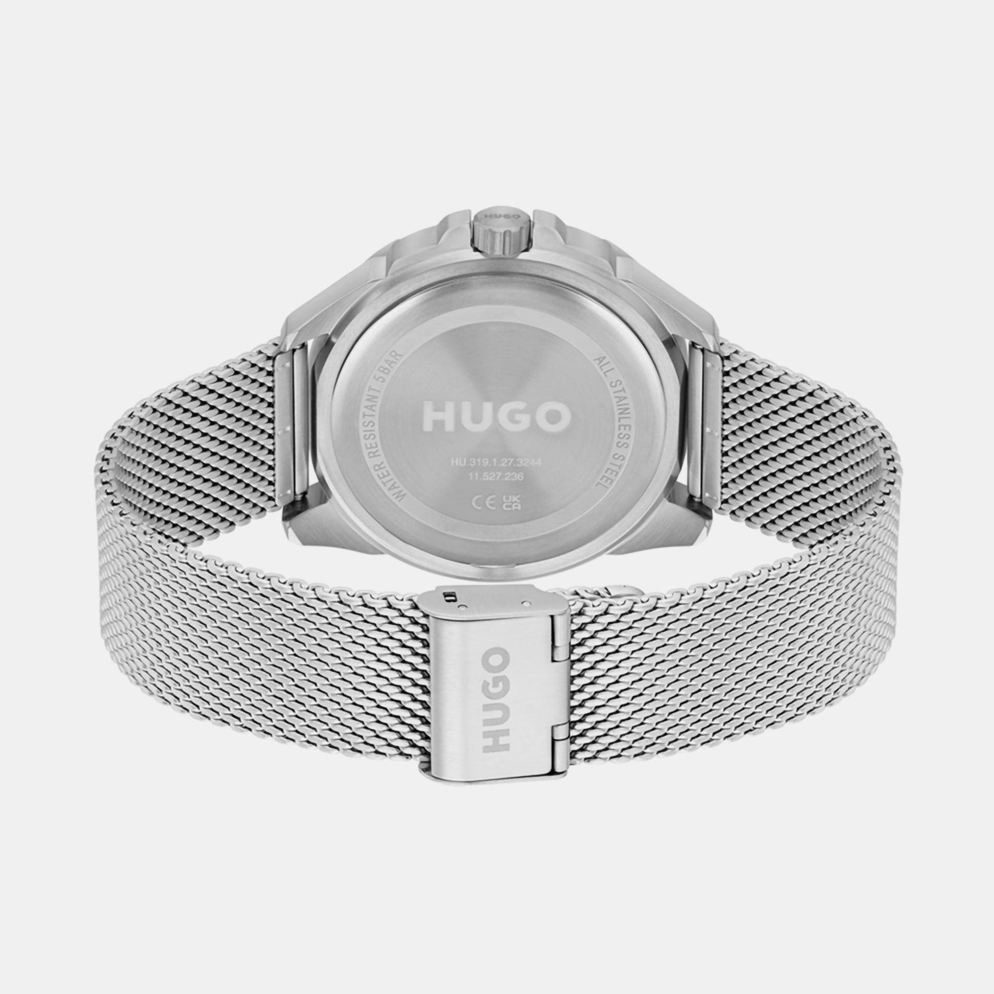 Fresh Men Quartz Blue Dial Chronograph Mesh Watch 1530287
