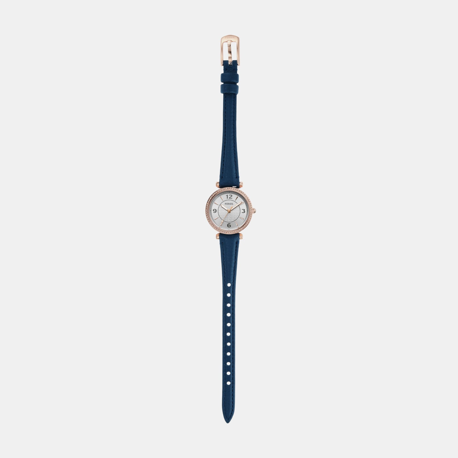 Carlie Women Quartz Silver Dial Analog Leather Watch ES5295