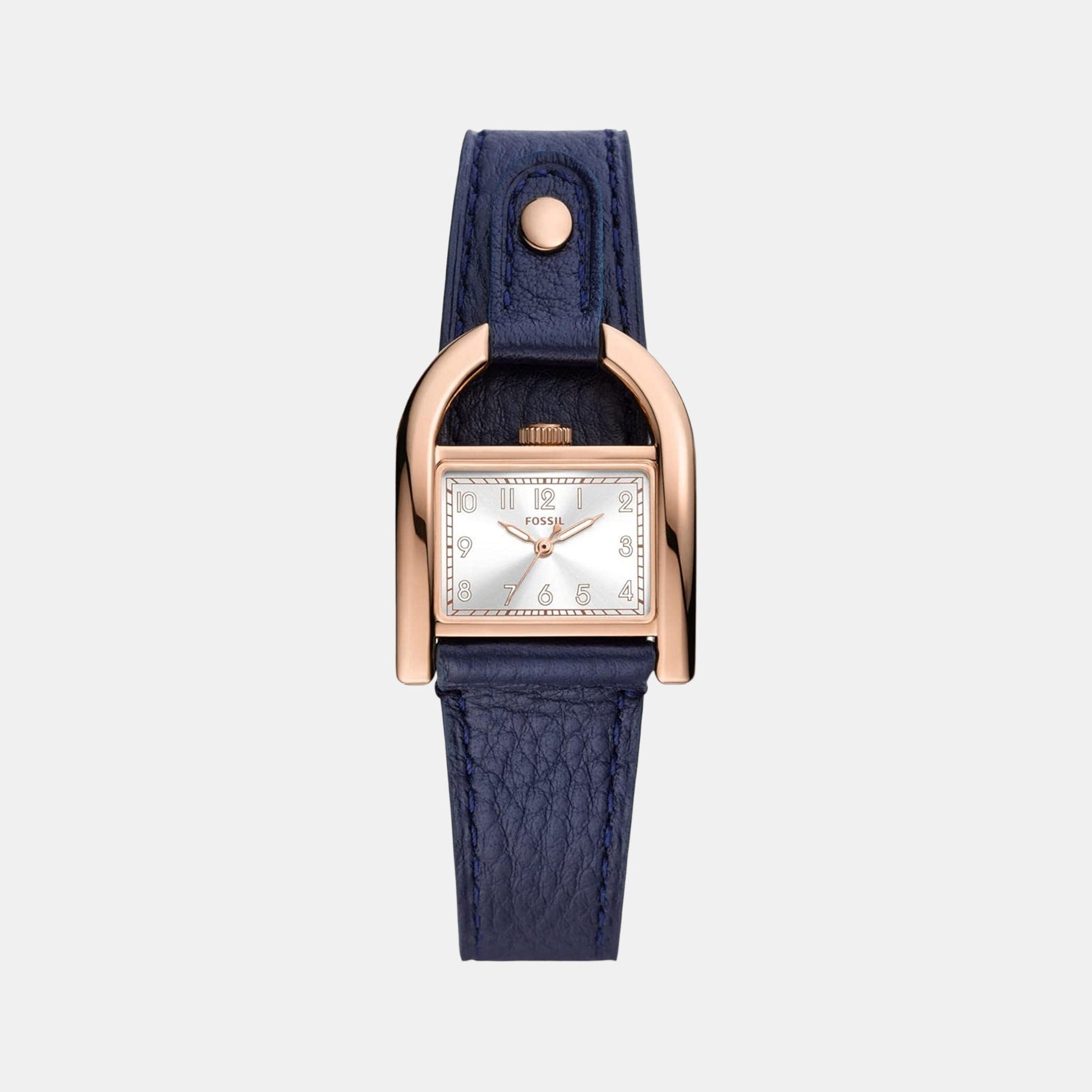 Harwell Women Quartz White Dial Analog Leather Watch ES5266