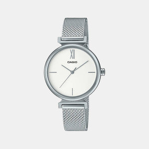 Enticer Women Quartz White Dial Analog Stainless Steel Watch A2125