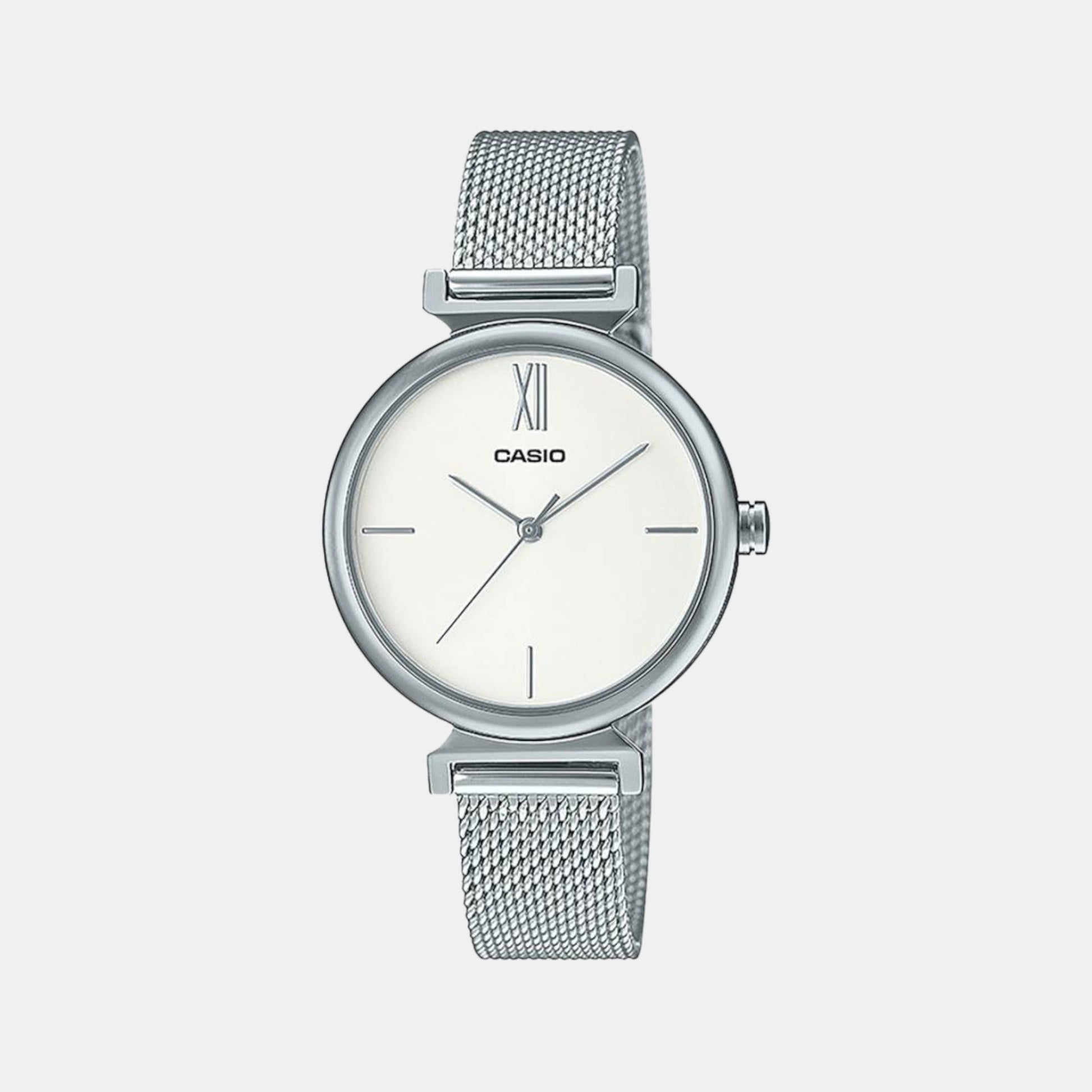 Enticer Women Quartz White Dial Analog Stainless Steel Watch A2125