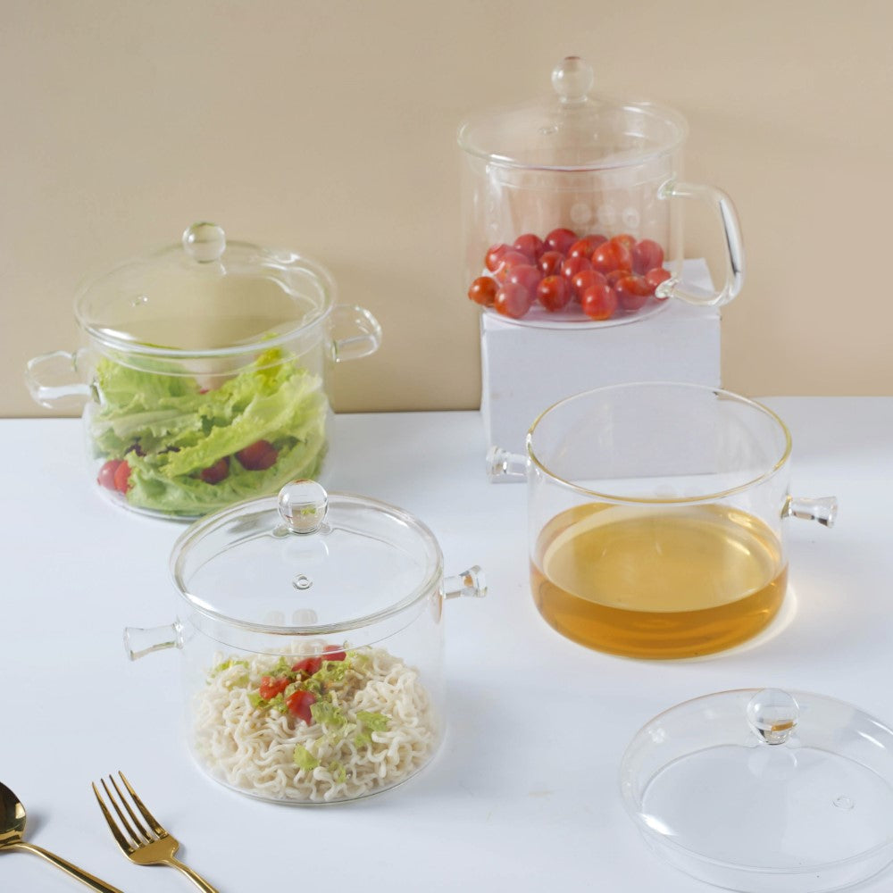 Glass Stock Pot