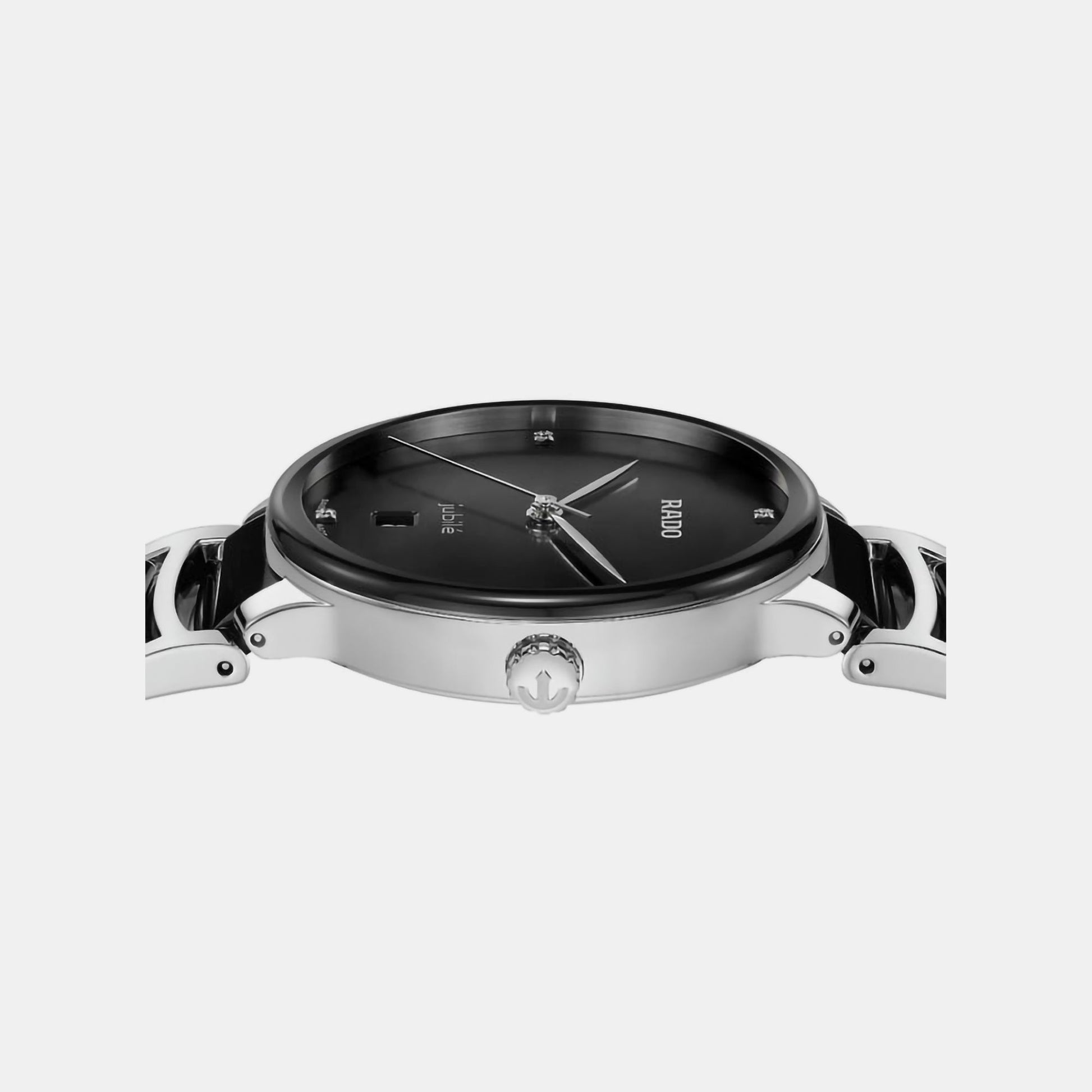 Centrix Unisex Quartz Black Dial Analog Ceramic Watch R30021712