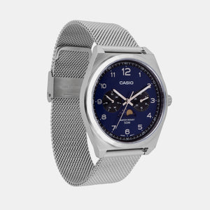 Enticer Men Quartz Blue Dial Chronograph Stainless Steel Watch A2179