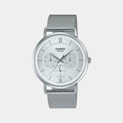 Enticer Men Quartz White Dial Chronograph Stainless Steel Watch A1922