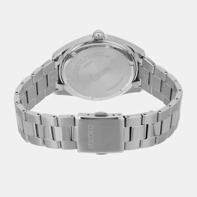 Dress Men Quartz Black Dial Analog Stainless Steel Watch SUR307P1