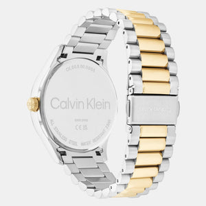 Ck Iconic Men Quartz Black Dial Analog Stainless Steel Watch 25200226