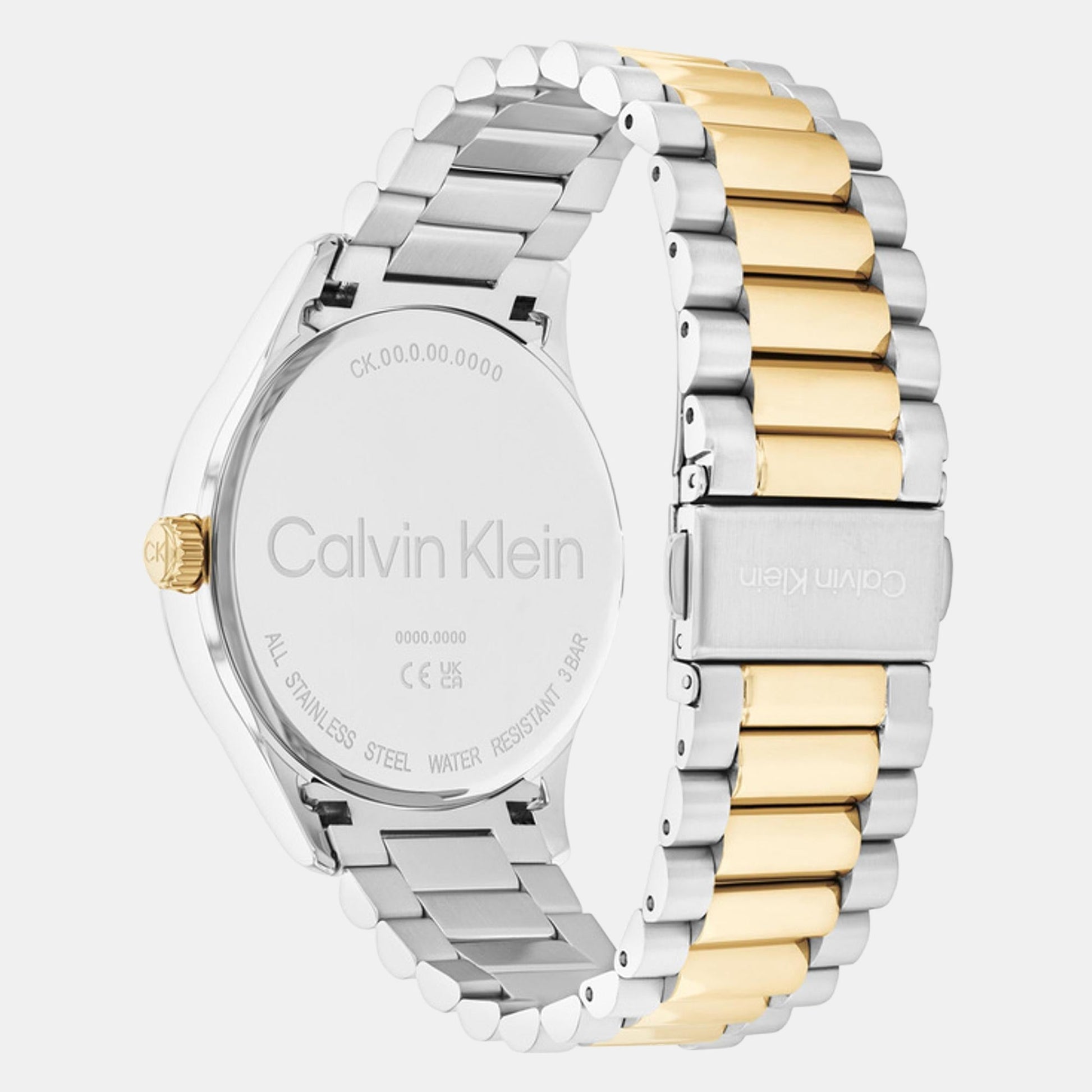 Ck Iconic Men Quartz Black Dial Analog Stainless Steel Watch 25200226