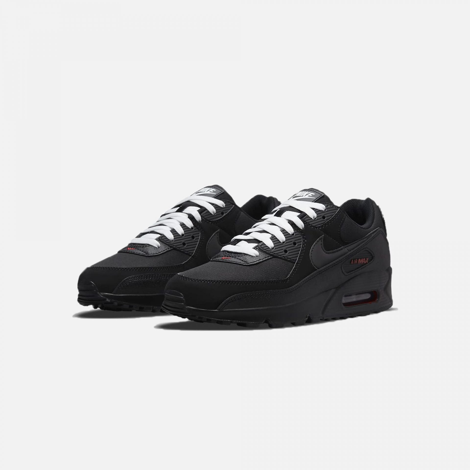 Nike | AIR MAX 90  { BLACK / RED