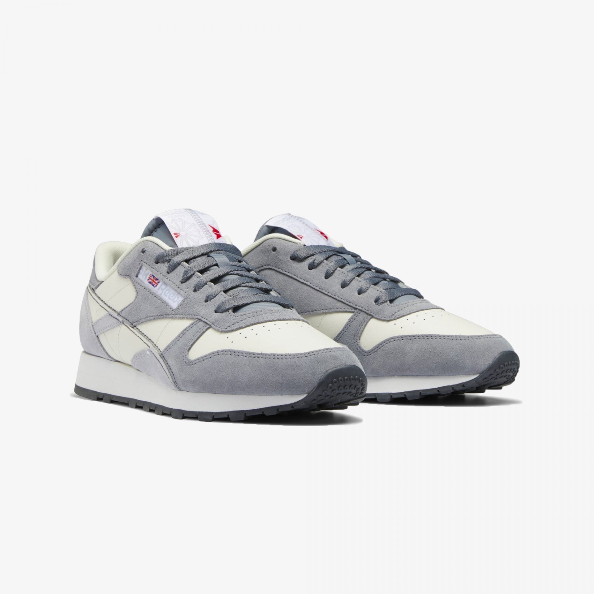 Reebok | CLASSIC LEATHER MAKE IT YOURS  { CHALK / COLD GREY 2