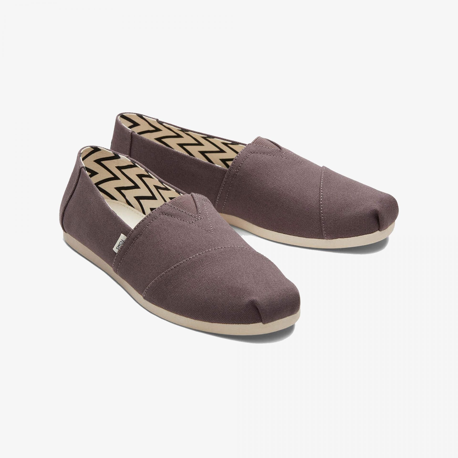 Toms | ALPARGATA RECYCLED COTTON CANVAS  { CHARCOAL GREY