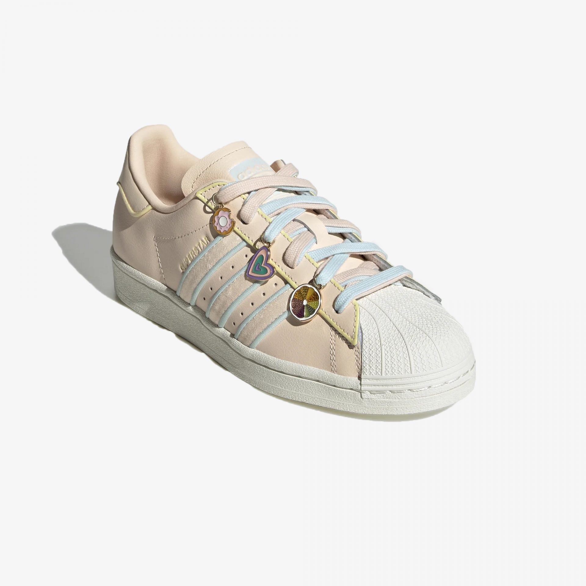 Adidas Originals | SUPERSTAR  { ORANGE / ALMOST BLUE