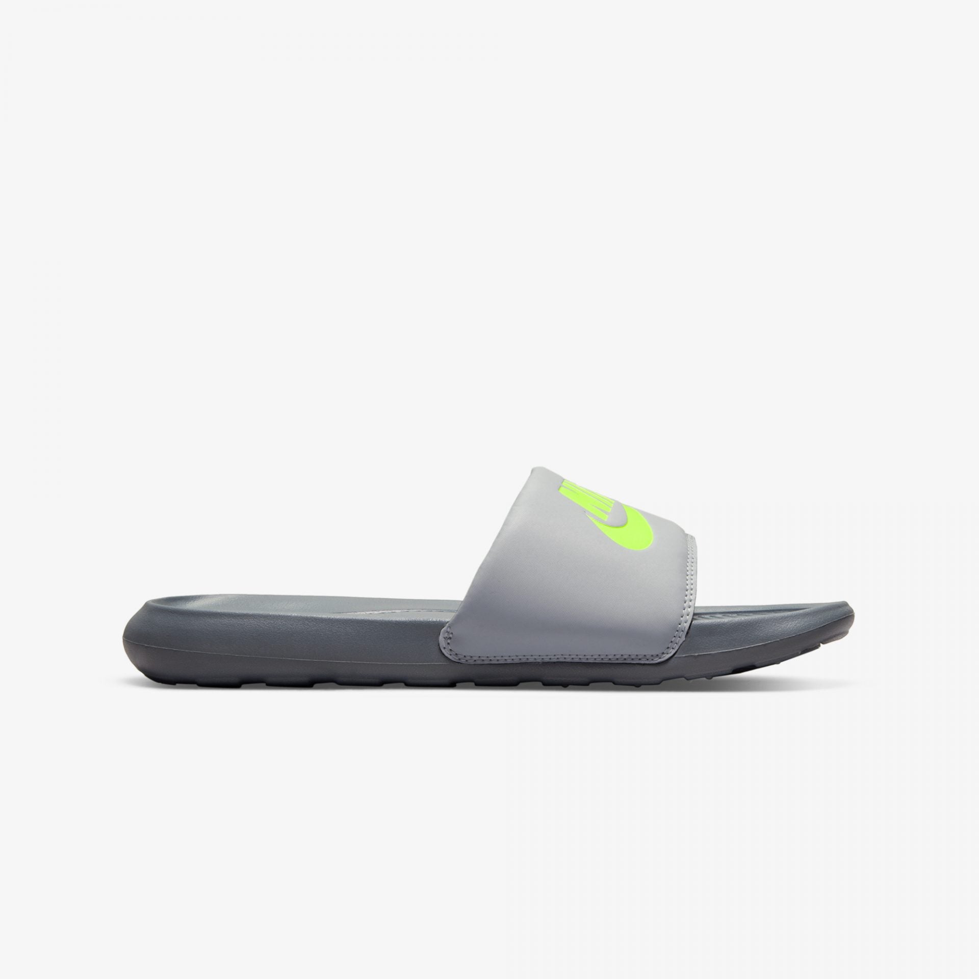 Nike | VICTORI ONE SLIDE  { GREY FOG / VOLT