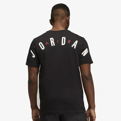 Jordan | JORDAN AIR T-SHIRT  { BLACK / GYM RED