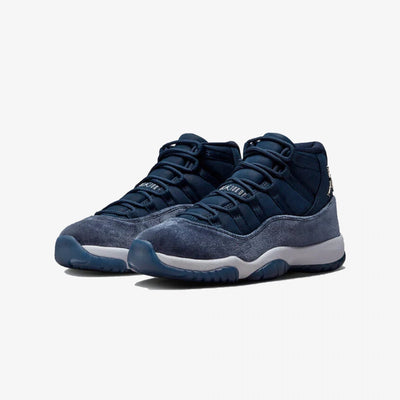 Jordan | AIR JORDAN 11 RETRO  { MIDNIGHT NAVY/METALLIC SILVER